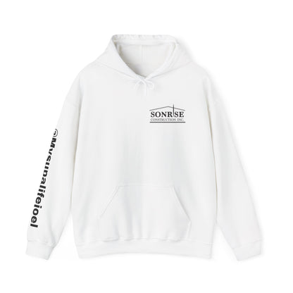 QR Code Hoodie — 'Scan Me' Back Design with Branded Sleeve